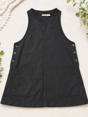 Vintage St. John’s Bay Black Pinafore Dress 6P